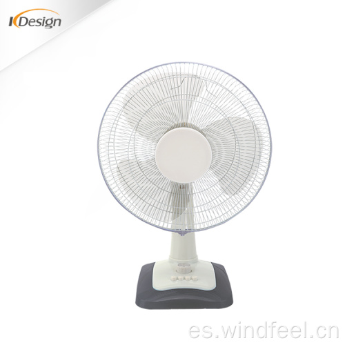 Ventilador de mesa eléctrico personalizado de 16 pulgadas kaidi ventilador de mesa de bajo ruido interior 220 v ventiladores de mesa de pedestal con base cuadrada blanca con temporizador